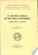libro La Segunda Basílica De San Pablo Extramuros