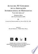 libro Actas Del Xv Congreso De La Asociación Internacional De Hispanistas: Literatura Hispanoamericana, Siglos Xix, Xx Y Xxi