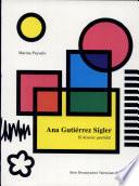 libro Ana Gutiérrez Sígler