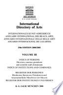 libro Anuario Internacional De Las Artes