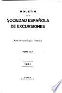 libro Boletín De La Sociedad Española De Excursiones