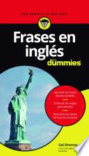 libro Frases En Inglés Para Dummies
