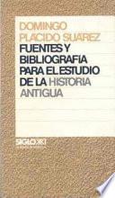 libro Fuentes Y Bibliografía Para El Estudio De La Historia Antigua