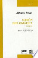 libro Mision Diplomatica, Ii