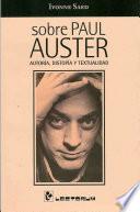 libro Sobre Paul Auster