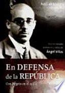 libro En Defensa De La República