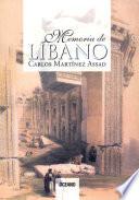 libro Memoria Del Líbano