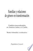 libro Familias Y Relaciones De Género En Transformación