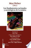 libro Los Fundamentos Racionales Y Sociológicos De La Música