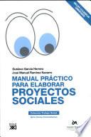 libro Manual Práctico Para Elaborar Proyectos Sociales
