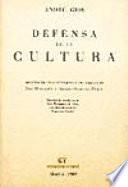 libro Defensa De La Cultura