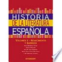 libro Historia De La Literatura Española: Renacimiento Y Barroco