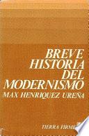 libro Breve Historia Del Modernismo