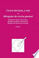 libro Cocina Berciana, Y Más + Miniguías De Cocina General