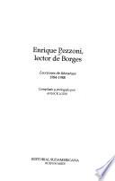 libro Enrique Pezzoni, Lector De Borges