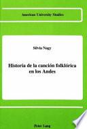 libro Historia De La Canción Folklórica En Los Andes