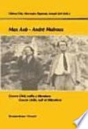 libro Max Aub   André Malraux