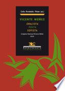 libro Vicente Núñez: Oralista, Poeta, Sofista