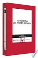 libro Antología Del Teatro Español