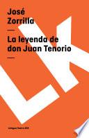 libro La Leyenda De Don Juan Tenorio