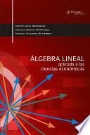 libro Álgebra Lineal Aplicada A Las Ciencias Sociales