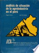 libro Análisis De Situación De La Agroindustria En El Perú