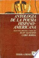 libro Antología De La Poesía Hispanoamericana