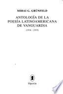libro Antología De La Poesía Latinoamericana De Vanguardia, 1916 1935