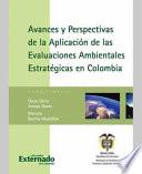 libro Avances Y Perspectivas De La Aplicación De Las Evaluaciones Ambientales Estratégicas En Colombia