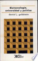 libro Biotecnología, Universidad Y Política