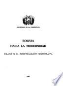 libro Bolivia Hacia La Modernidad