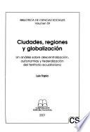 libro Ciudades, Regiones Y Globalización