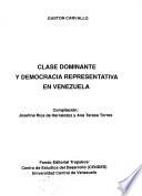 libro Clase Dominante Y Democracia Representativa En Venezuela