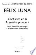 libro Conflictos En La Argentina Próspera