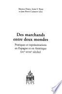libro Des Marchands Entre Deux Mondes