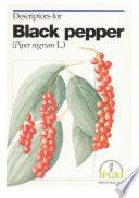 libro Descriptores Para Pimienta Negra (piper Nigrum L.)