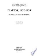 libro Diarios, 1932 1933