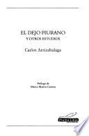 libro El Dejo Piurano