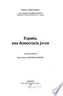 libro España, Una Democracia Joven