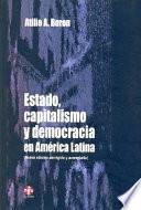 libro Estado, Capitalismo Y Democracia En América Latina