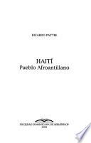 libro Haití, Pueblo Afroantillano
