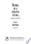 libro Historia De La Literatura Española: Edad Media