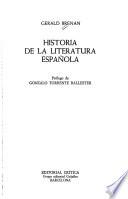 libro Historia De La Literatura Española