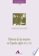 libro Historia De Las Mujeres En España