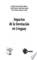 libro Impactos De La Forestación En Uruguay