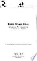 libro Javier Pulgar Vidal