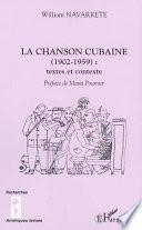 libro La Chanson Cubaine (1902 1959)