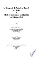 libro La Découverte De Néstoriens Mongols Aux Ordos Et L Histoire Ancienne Du Christianisme En Extrême Orient