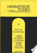 libro La Imagen De España En La Literatura Alemana Del Exilio De 1933 1945