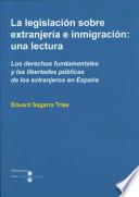 libro La Legislación Sobre Extranjería E Inmigración